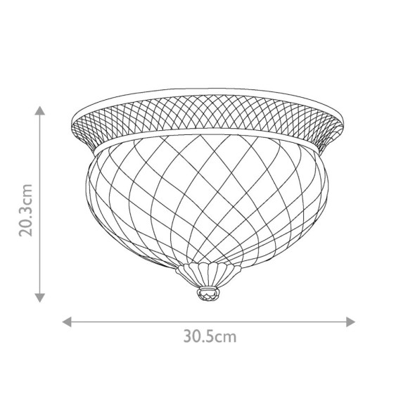 Потолочный светильник Hinkley Plantation HK-PLANT-F-S-PZ