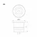 Мебельный светильник Arlight ART-PICCOLO-BUILT-R13-1W Warm2700 (BK, 30 deg, 3V) (IP40 Металл) 061673, Черный, Теплый белый, Россия
