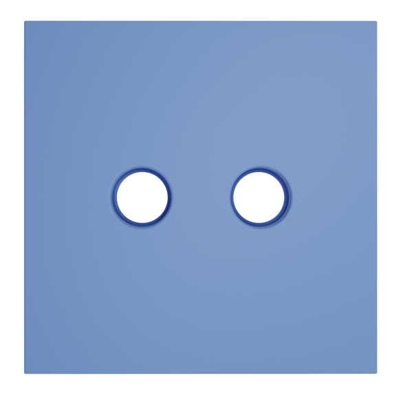 Накладка для розетки телевизионной оконечной TV+SAT Voltum S70 (деним) VLS001615