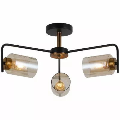 Люстра на штанге Illumico IL8248-3COU-79 BK GD