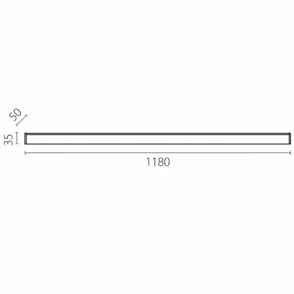 Линейный светильник Lightstar Trito Base 457267
