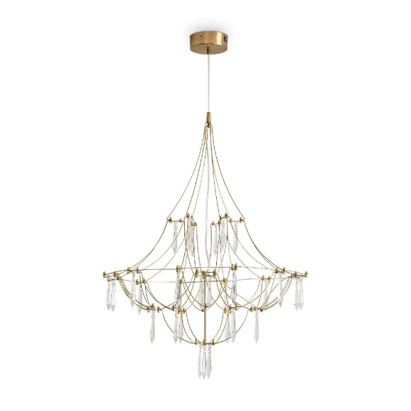 Подвесная светодиодная люстра Freya Amela FR6138PL-L21BS