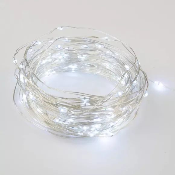 Светодиодная гирлянда Uniel Роса (UL-00007186) белый ULD-S1000-100/SCB/3AA White IP20 Dew