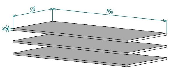 Полки Аризона 2703 MEL_2703