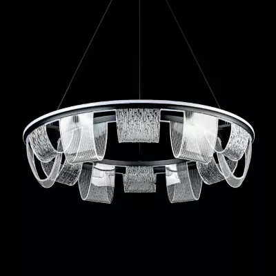 Подвесная люстра LED4U L7706-800 BK