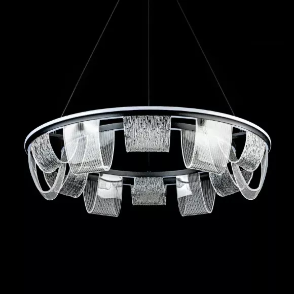 Подвесная люстра LED4U L7706-800 BK