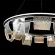 Подвесная люстра LED4U L7706-800 BK, Черный, Белый, От теплого до холодного, декоративные элементы крупным планом