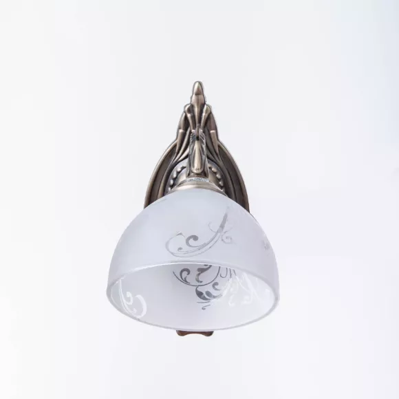 Бра Abrasax Maren HSB89565/1, Бронза, Белый, Металл, крупный план