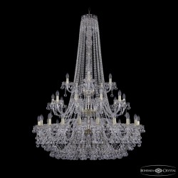 Подвесная люстра Bohemia Ivele Crystal 1409/20+10+5/400/h-160/3d G