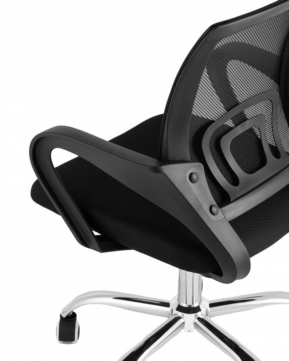 Кресло компьютерное TopChairs Simple New SGR_WH-805-2_black_X2