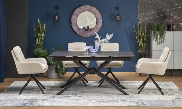 Стол обеденный Vitorino 160 HLM_V-CH-VITORINO-ST-CZARNY