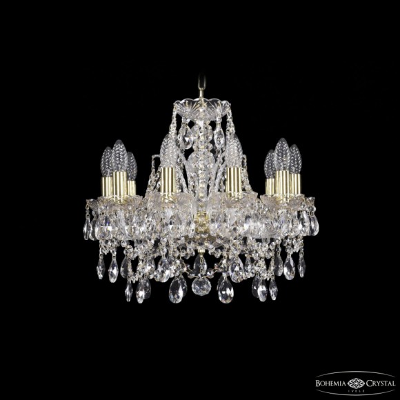Подвесная люстра Bohemia Ivele Crystal 1411/10/141 G