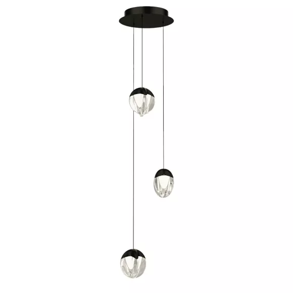 Подвесной светильник Delight Collection MD24001033-3A black/clear Подвесной светильник Delight Collection MD24001033-3A black/clear