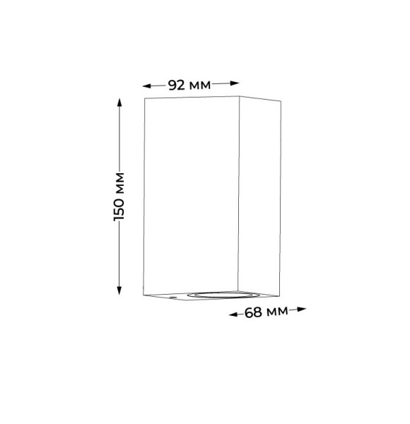 Уличный настенный светильник Italline IT1004