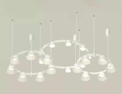 Комплект подвесного светильника Ambrella Light Techno Ring XR92082010 (A9208x3, C9241, C9236, C9231, N8112, N8140)