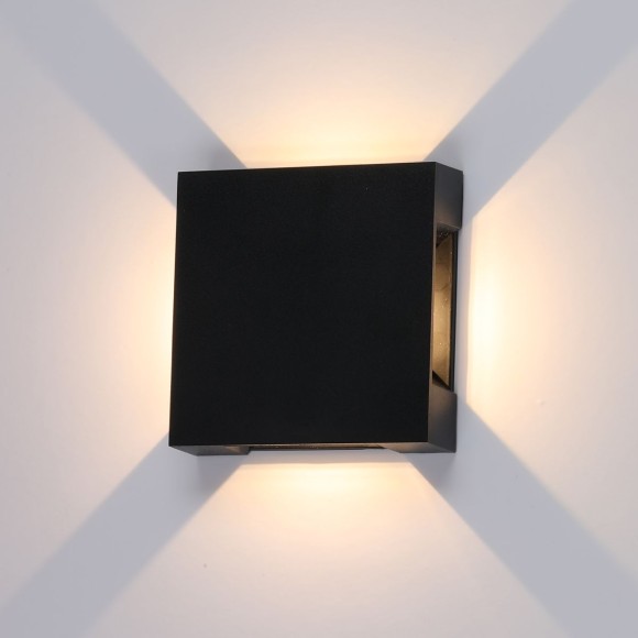 Уличный настенный светильник Uniel ULU-P33D-4W/4000K IP65 BLACK UL-00013621