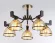 Люстра на штанге Ambrella Light Traditional TR9099, Неоклассика, Черный