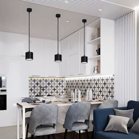 Подвесной светильник Reluce 53005-0.9-001LD GX53 BK