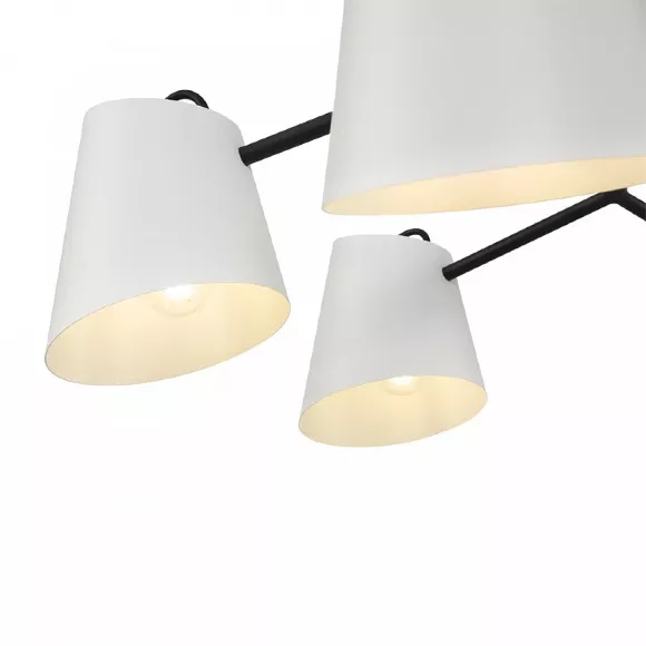 Подвесная люстра Freya Nordic FR5127PL-06B, Черный, Белый, Теплый белый Подвесная люстра Freya Nordic FR5127PL-06B, Черный, Белый, Теплый белый
