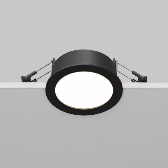 Встраиваемый светильник Maytoni Technical Downlight Orb DL130-GX53-B, Современный, Черный, Алюминий Встраиваемый светильник Maytoni Technical Downlight Orb DL130-GX53-B, Современный, Черный, Алюминий