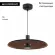 Подвесной светильник Arlight SP-KOTARO-R350-12W Warm3000 (BK-CF, 36 deg, 230V, TRIAC) 057232, Черный, Коричневый, Теплый белый