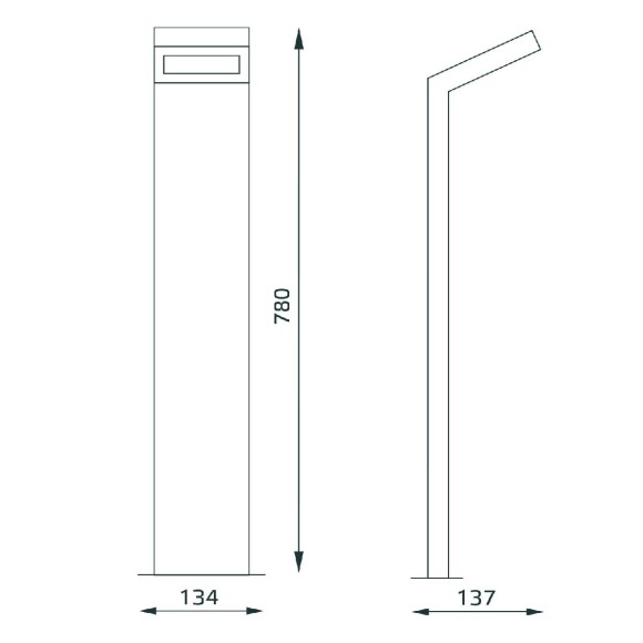Уличный светодиодный светильник Gauss Electra GD111