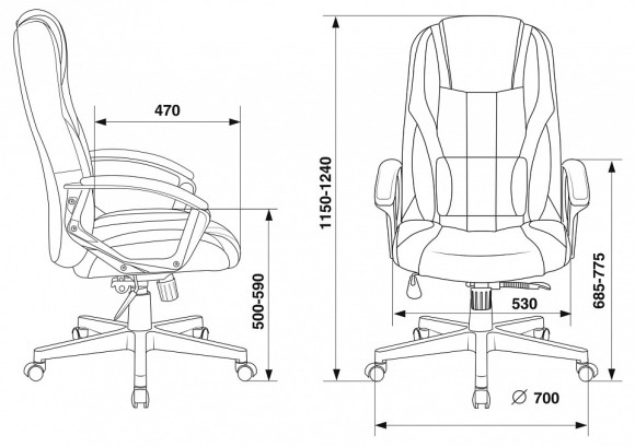 Кресло игровое ZOMBIE 9 BUR_1583706