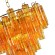 Подвесная люстра Delight Collection OWD2093-D75 gold/amber
