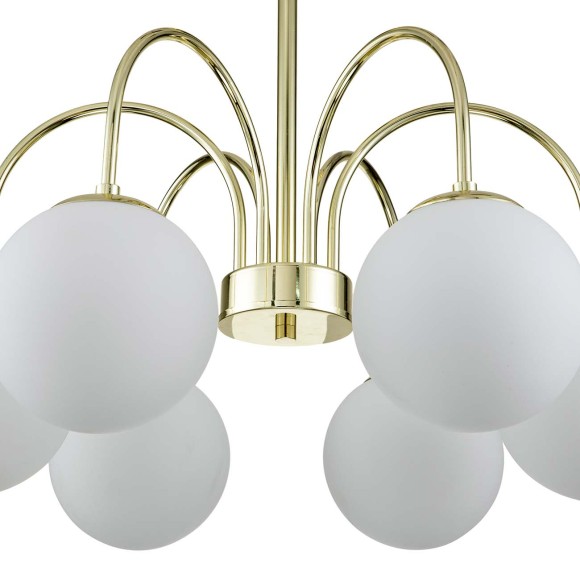 Люстра на штанге Indigo Voga 13017/6R Gold V000325