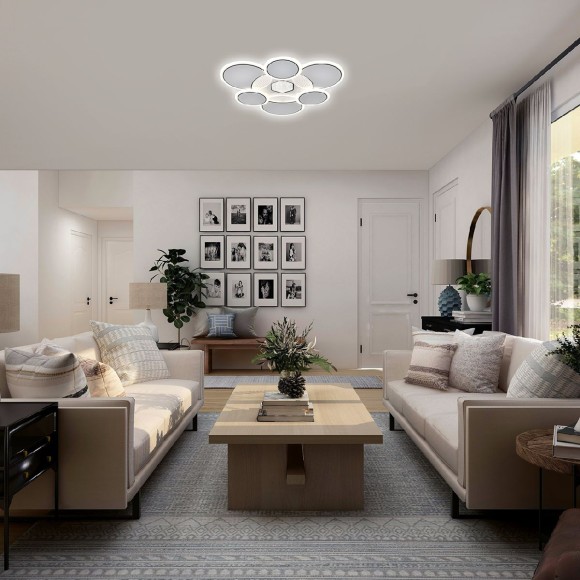 Потолочная светодиодная люстра с пультом управления Escada Dune 10277/6LED