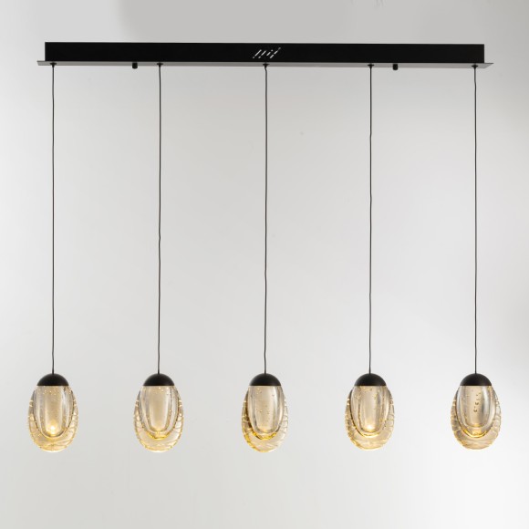 Подвесной светильник Delight Collection MD25090022-5B matt black/champagne