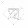 Алюминиевый профиль Arlight SL-KANT-H11-2000 ANOD BLACK 044086