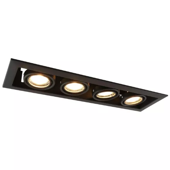 Встраиваемый светильник Arte Lamp Cardani Piccolo A5941PL-4BK Встраиваемый светильник Arte Lamp Cardani Piccolo A5941PL-4BK