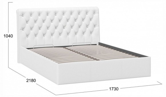 Кровать двуспальная Скарлет с ПМ Тип 1 TRI_240746