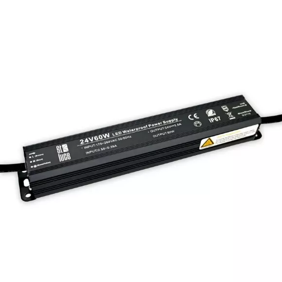 Блок питания ST Luce 24V 60W IP67 2,5A ST014.024.60 Блок питания ST Luce 24V 60W IP67 2,5A ST014.024.60