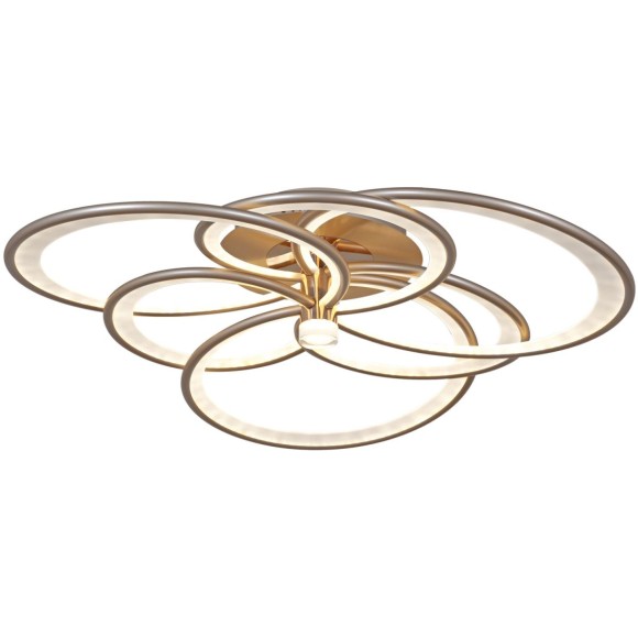 Потолочная светодиодная люстра Reluce 09246-0.3-3+3 Champaign silver