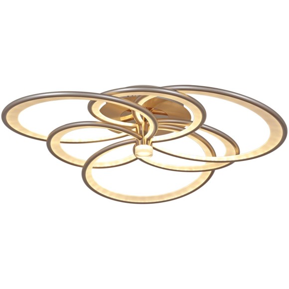 Потолочная светодиодная люстра Reluce 09246-0.3-3+3 Champaign silver