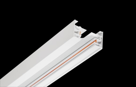 Шинопровод однофазный с питанием и заглушкой Crystal Lux CLT 0.11 CLT 0.11 01 L1000 WH