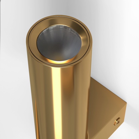 Светодиодный спот Eurosvet Pitch 40020/1 Led латунь, LED, 6W, золото