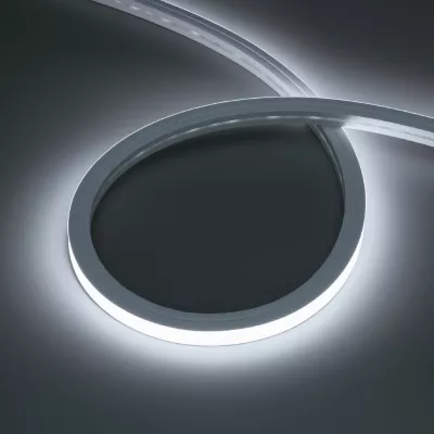 Светодиодная лента герметичная Arlight HORIZON-3D-А120-12x12mm 24V White6000 (12 W/m, IP67, 5m, wire x1) (Вывод боковой) 062284
