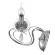 Бра Lumion Classi Laoka 8032/1W, Хром, Металл, Неоклассика стиль
