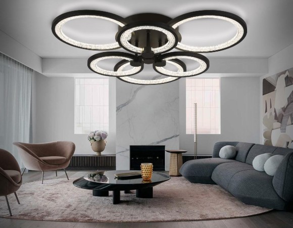 Потолочная светодиодная люстра с пультом управления Ambrella Light Original FA4092