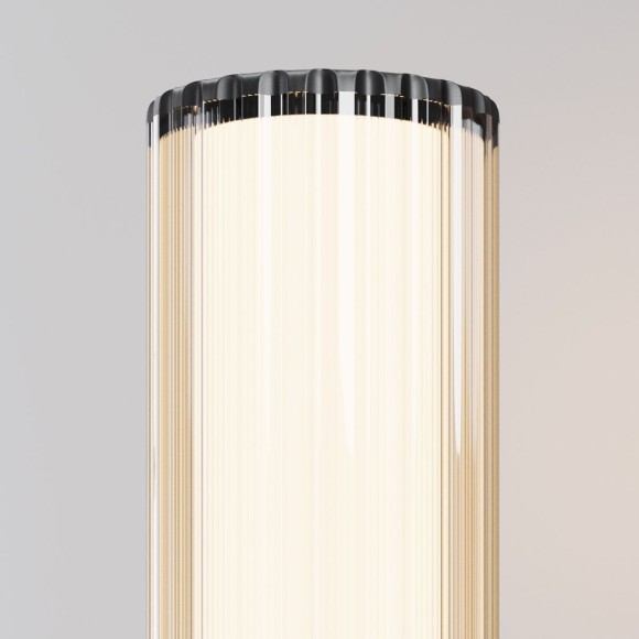 Уличный настенный светильник Maytoni Rib O502WL-01B