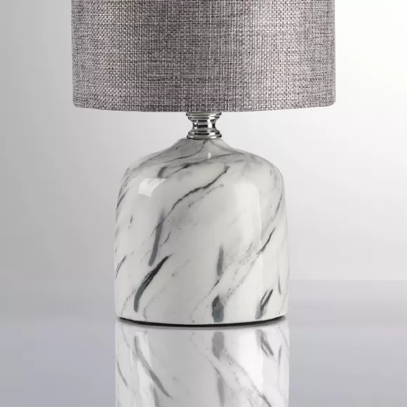 Настольная лампа Lumion Moderni Mramao 8148/1T, Серый, Керамика, Ткань, крупный план Настольная лампа Lumion Moderni Mramao 8148/1T, Серый, Керамика, Ткань, крупный план
