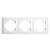 Рамка трехместная Stekker PFR00-9013-01 Эрна Элегант 49631