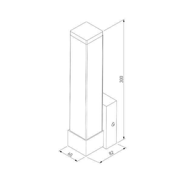 Бра Elektrostandard Jimy MRL Led 1110 белый 4690389166365, вид сбоку