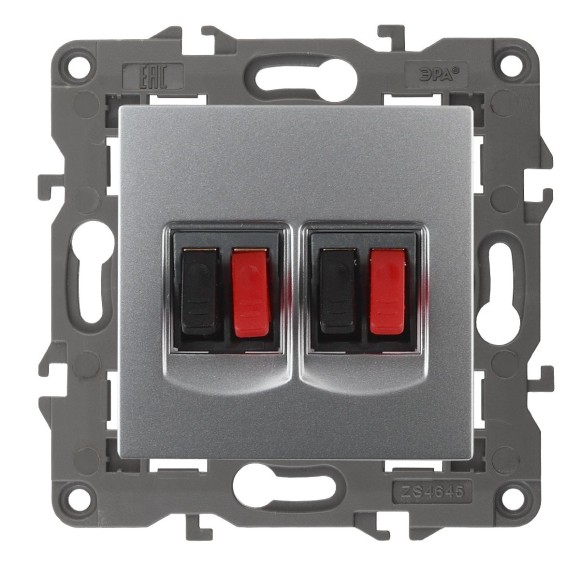 Розетка аудио двойная Эра 14-3112-03 Б0034328