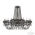 Подвесная люстра Bohemia Ivele Crystal 1402/24/530 G M731