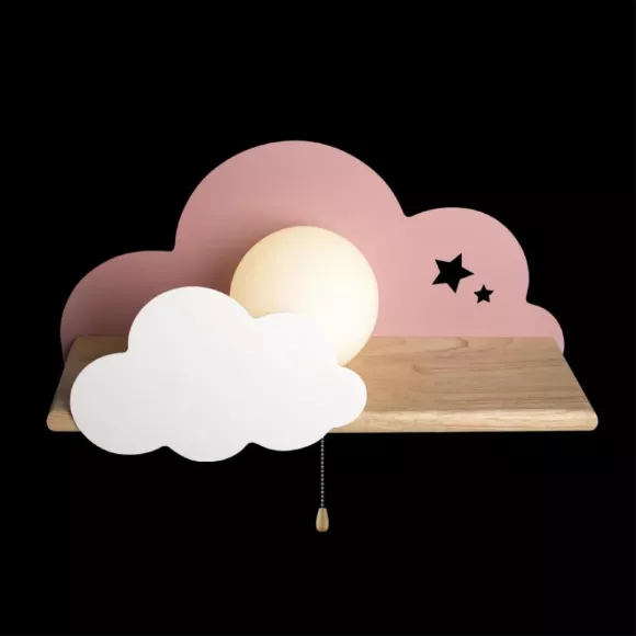 Настенный светильник Loft IT Axel 10134 Pink, Современный, Белый, Розовый