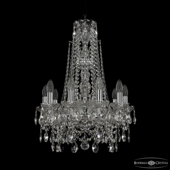 Подвесная люстра Bohemia Ivele Crystal 1411/10/141/XL-66 Ni